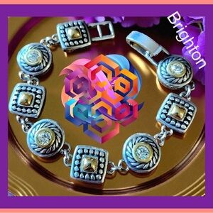 BRIGHTON HEIRESS BRACELET GOLD/SILVER/CRYSTAL
